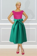Falda Verde con Lazada
