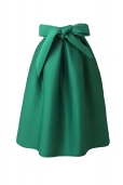 Falda Verde con Lazada