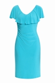 Vestido Drapeado Agua/Marina