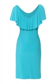 Vestido Drapeado Agua/Marina