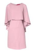 Vestido color Maquillaje con Capa