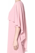 Vestido color Maquillaje con Capa