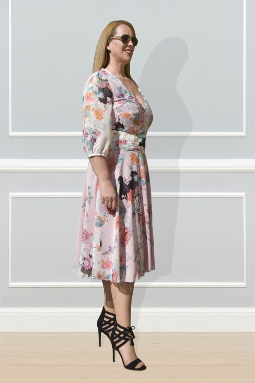 Vestido Estampado de Flores