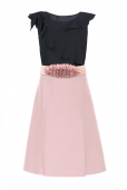 Falda color Nude