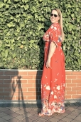 Vestido Kimono Estampado