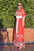 Vestido Kimono Estampado