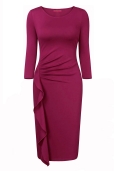 Vestido Buganvilla Drapeado