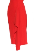 Vestido Rojo con Volante