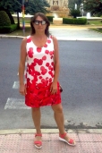 Vestido Pétalos Rojos