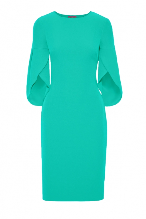 Vestido Aguamaria con Manga Tulipán