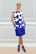 Vestido Pétalos Azules