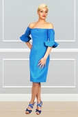 Vestido Azulón Bardot