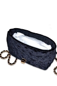 Bolso Acolchado Negro Estilo Chanel