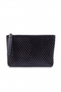 Bolso mano Terciopelo Negro