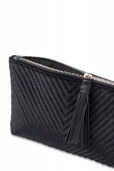 Bolso mano Terciopelo Negro