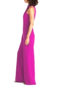 Mono Fucsia Escote Cruzado