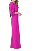 Mono Fucsia y Lazo Negro