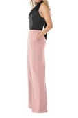 Mono Maquillaje y Negro escote Halter