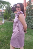 Vestido Volante Asimétrico