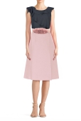 Falda color Nude