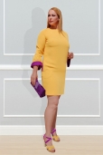 Vestido Amarillo y Morado