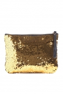 Bolso de mano Lentejuelas Oro y Plata