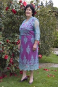 Vestido Tul Bordado
