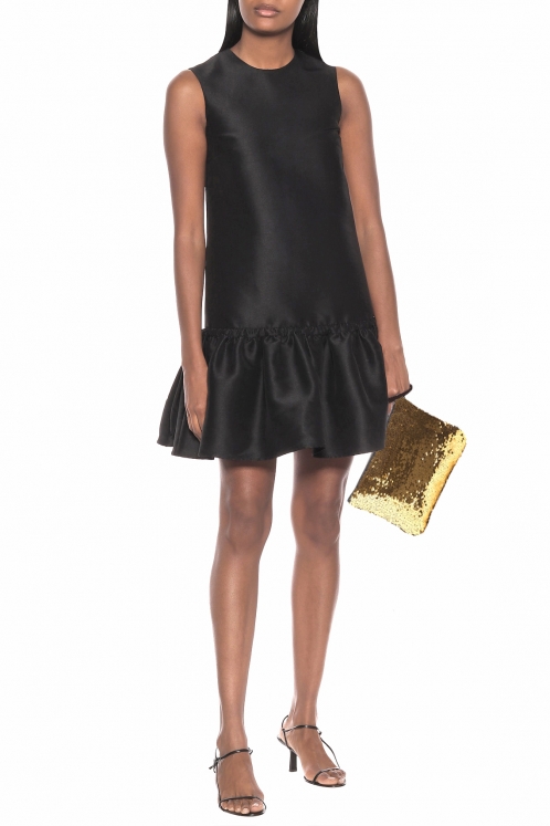 Vestido Negro Satén