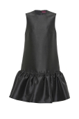 Vestido Negro Satén