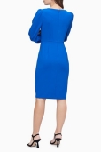 Vestido Zafiro puños Satén