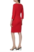 Vestido Rojo Escote Lazada