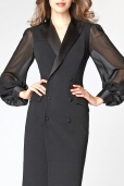 Vestido Esmoquin Negro