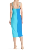 Vestido Bicolor Azul y Turquesa