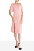 Vestido Maquillaje Asimétrico Lazo