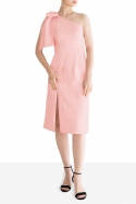 Vestido Maquillaje Asimétrico Lazo