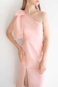 Vestido Maquillaje Asimétrico Lazo
