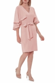 Vestido Maquillaje con Capa en Gasa