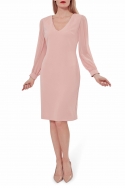 Vestido Maquillaje mangas en Gasa