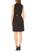 Vestido Negro cuello esmoquin
