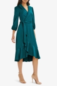 Vestido Satén Verde