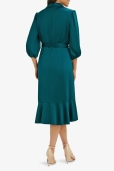 Vestido Satén Verde
