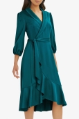 Vestido Satén Verde