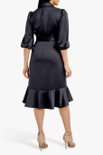 Vestido Satén Negro