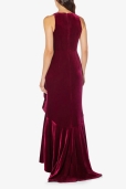 Vestido Terciopelo Borgoña