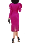 Vestido Buganvilla Flecos
