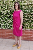 Vestido Buganvilla con Flor 3D