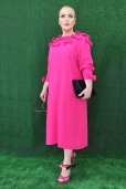 Vestido Fucsia Lazos