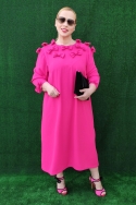 Vestido Fucsia Lazos