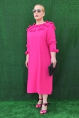 Vestido Fucsia Lazos