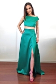 Conjunto Falda y Top Verde